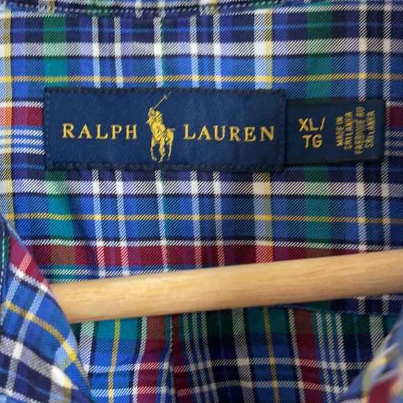 Polo Ralph Lauren Plaid Button Down XL - Picture 5 of 7